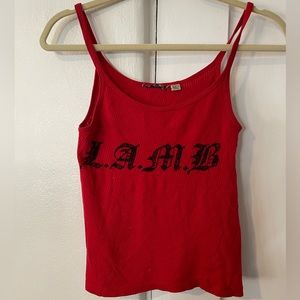 Lamb tank top